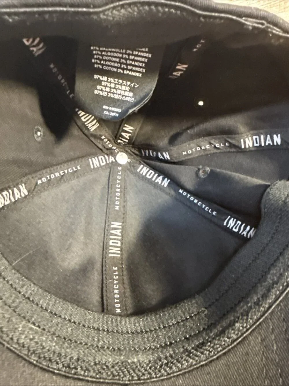 Indian Motorcycle spandex black outfit
